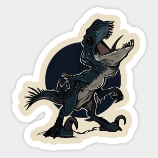 Night Fury: The Dinosaur in Blue and Black Sticker